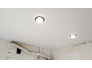 Монтаж потолка на кухне 6 м2 с использованием пленки VIPCEILING серии MONLANGE M9001 (3.50)