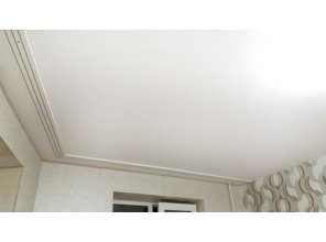 Монтаж потолка в детской 17 м2 с использованием пленки VIPCEILING серии MONLANGE M9001 (3.50)