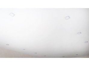 Монтаж потолка для зала 28 м2 с использованием пленки VIPCEILING серии MONLANGE M9001 (5.45)