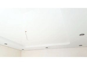 Монтаж потолка для зала 20 м2 с использованием пленки VIPCEILING серии MONLANGE L7001 (3.50)