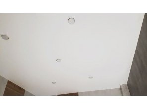 Монтаж потолка в ванную 8 м2 с использованием пленки VIPCEILING серии MONLANGE M7001 (3.50)