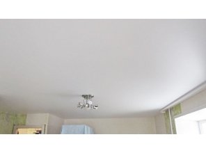 Бесшовный матовый натяжной потолок для зала 19,9 м2