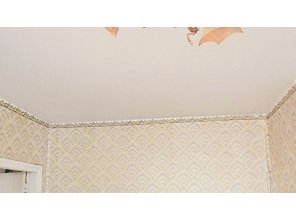 Матовый натяжной потолок в гостиную 18,3 м2