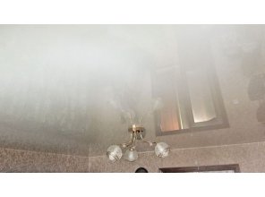 Монтаж потолка для зала 18 м2 с использованием пленки VIPCEILING серии MONLANGE L9001 (3.50)