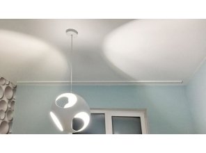 Монтаж потолка в детской 11 м2 с использованием пленки VIPCEILING серии MONLANGE M9001 (3.25)