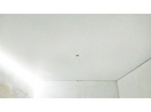 Матовый натяжной потолок с подсветкой 10,2 м2