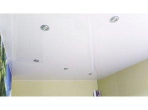 Монтаж потолка для зала 12 м2 с использованием пленки VIPCEILING серии MONLANGE L9001 (3.25)