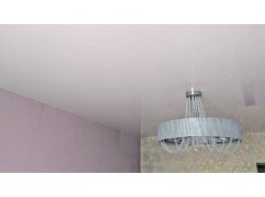 Монтаж потолка в детской 12 м2 с использованием пленки VIPCEILING серии MONLANGE L9001 (3.25)