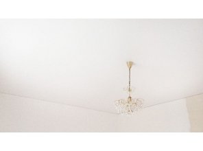 Бесшовный матовый натяжной потолок в гостиную 20,1 м2