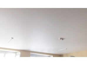 Матовый натяжной потолок в офис 32,2 м2