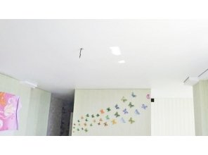 Матовый натяжной потолок в квартире 33,4 м2