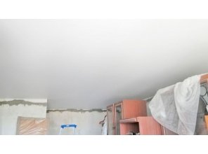 Матовый натяжной потолок в квартиру 21,6 м2