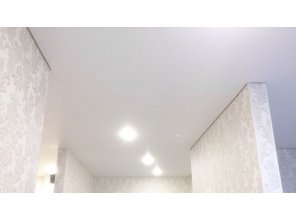 Матовый натяжной потолок в квартиру 28,4 м2