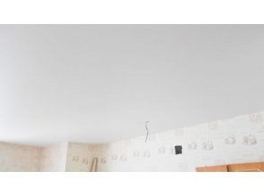 Матовый натяжной потолок в квартиру 25,9 м2