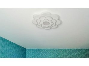 Монтаж потолка в детской 10 м2 с использованием пленки VIPCEILING серии MONLANGE M9001 (3.25)