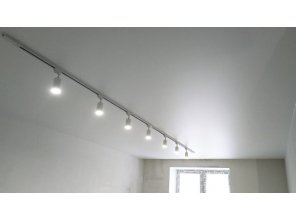 Монтаж потолка в детской 17 м2 с использованием пленки VIPCEILING серии MONLANGE M9001 (3.25)