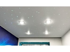 Монтаж потолка в детской 9 м2 с использованием пленки VIPCEILING серии MONLANGE M9001 (2.60)