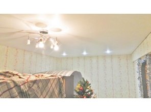 Матовый натяжной потолок в гостиную 17,2 м2