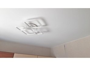 Монтаж потолка на кухне 6 м2 с использованием пленки VIPCEILING серии MONLANGE M9001 (2.60)