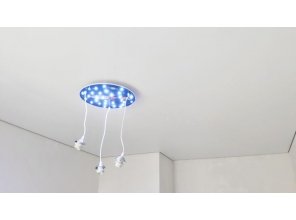 Монтаж потолка в детской 11 м2 с использованием пленки VIPCEILING серии MONLANGE M9001 (3.25)