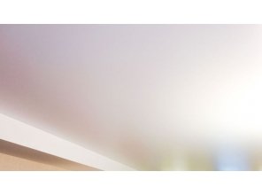 Бесшовный сатиновый натяжной потолок для зала 15,8 м2