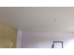 Бесшовный матовый натяжной потолок для зала 19,9 м2