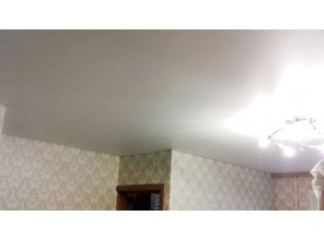 Матовый натяжной потолок в квартиру 18,4 м2