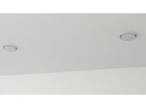 Бесшовный сатиновый натяжной потолок в квартиру 25,2 м2