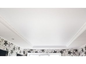 Бесшовный матовый натяжной потолок в детскую 8 м2