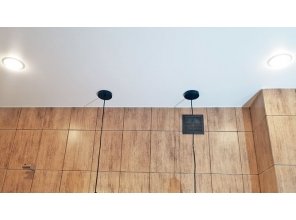 Монтаж потолка в ванной 5 м2 с использованием пленки VIPCEILING серии MONLANGE S9020 (2.15)