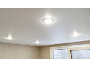 Монтаж потолка в детской 6 м2 с использованием пленки VIPCEILING серии MONLANGE M9001 (2.60)