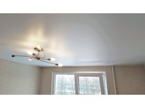 Монтаж потолка в детской 8 м2 с использованием пленки VIPCEILING серии MONLANGE M9001 (2.60)