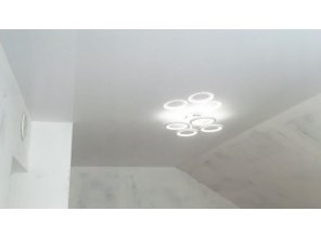 Монтаж потолка в детской 9 м2 с использованием пленки VIPCEILING серии MONLANGE L9001 (2.15)