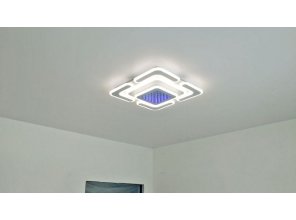 Монтаж потолка в спальне 9 м2 с использованием пленки VIPCEILING серии MONLANGE S9020 (3.25)