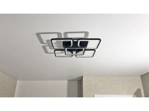 Монтаж потолка в спальне 13 м2 с использованием пленки VIPCEILING серии MONLANGE M9001 (3.50)