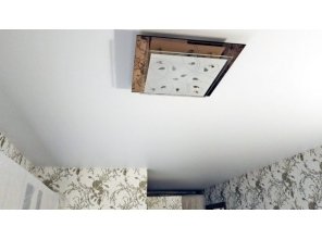 Монтаж потолка на кухне 13 м2 с использованием пленки VIPCEILING серии MONLANGE M9001 (3.25)