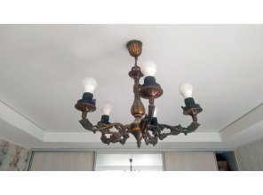 Монтаж потолка для зала 9 м2 с использованием пленки VIPCEILING серии MONLANGE M9001 (2.60)