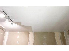 Монтаж потолка в детской 9 м2 с использованием пленки VIPCEILING серии MONLANGE M9001 (3.25)