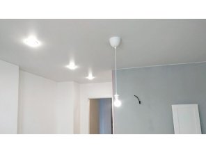 Монтаж потолка в детской 16 м2 с использованием пленки VIPCEILING серии MONLANGE M9001 (4.00)