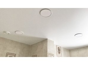 Монтаж потолка в ванной 6 м2 с использованием пленки VIPCEILING серии MONLANGE M9001 (2.15)