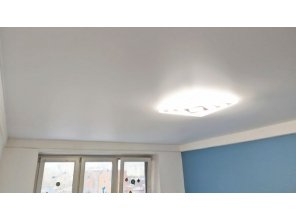 Монтаж потолка в детской 12 м2 с использованием пленки VIPCEILING серии MONLANGE M9001 (3.25)