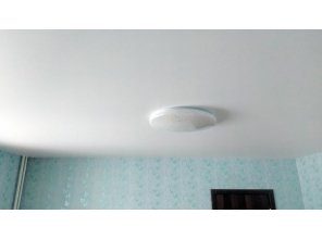 Монтаж потолка для зала 19 м2 с использованием пленки VIPCEILING серии MONLANGE M9001 (4.35)