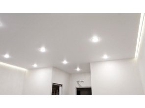 Монтаж потолка в детской 15 м2 с использованием пленки VIPCEILING серии MONLANGE M9001 (3.80)