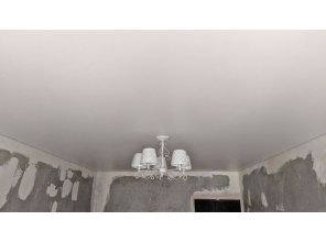 Монтаж потолка для зала 17 м2 с использованием пленки VIPCEILING серии MONLANGE S9020 (3.25)