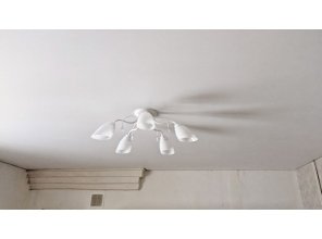 Монтаж потолка на кухне 13 м2 с использованием пленки VIPCEILING серии MONLANGE M9001 (3.80)