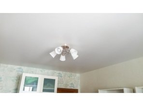 Монтаж потолка для зала 16 м2 с использованием пленки VIPCEILING серии MONLANGE S9020 (3.80)