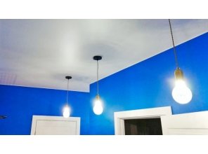 Монтаж потолка в коридоре 8 м2 с использованием пленки VIPCEILING серии MONLANGE S9020 (3.25)