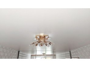 Монтаж потолка в спальне 15 м2 с использованием пленки VIPCEILING серии MONLANGE S9020 (3.25)