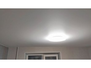 Монтаж потолка на кухне 8 м2 с использованием пленки VIPCEILING серии MONLANGE M9001 (3.25)