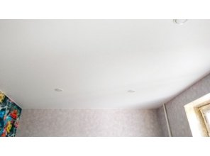 Монтаж потолка в детской 9 м2 с использованием пленки VIPCEILING серии MONLANGE M9001 (3.25)